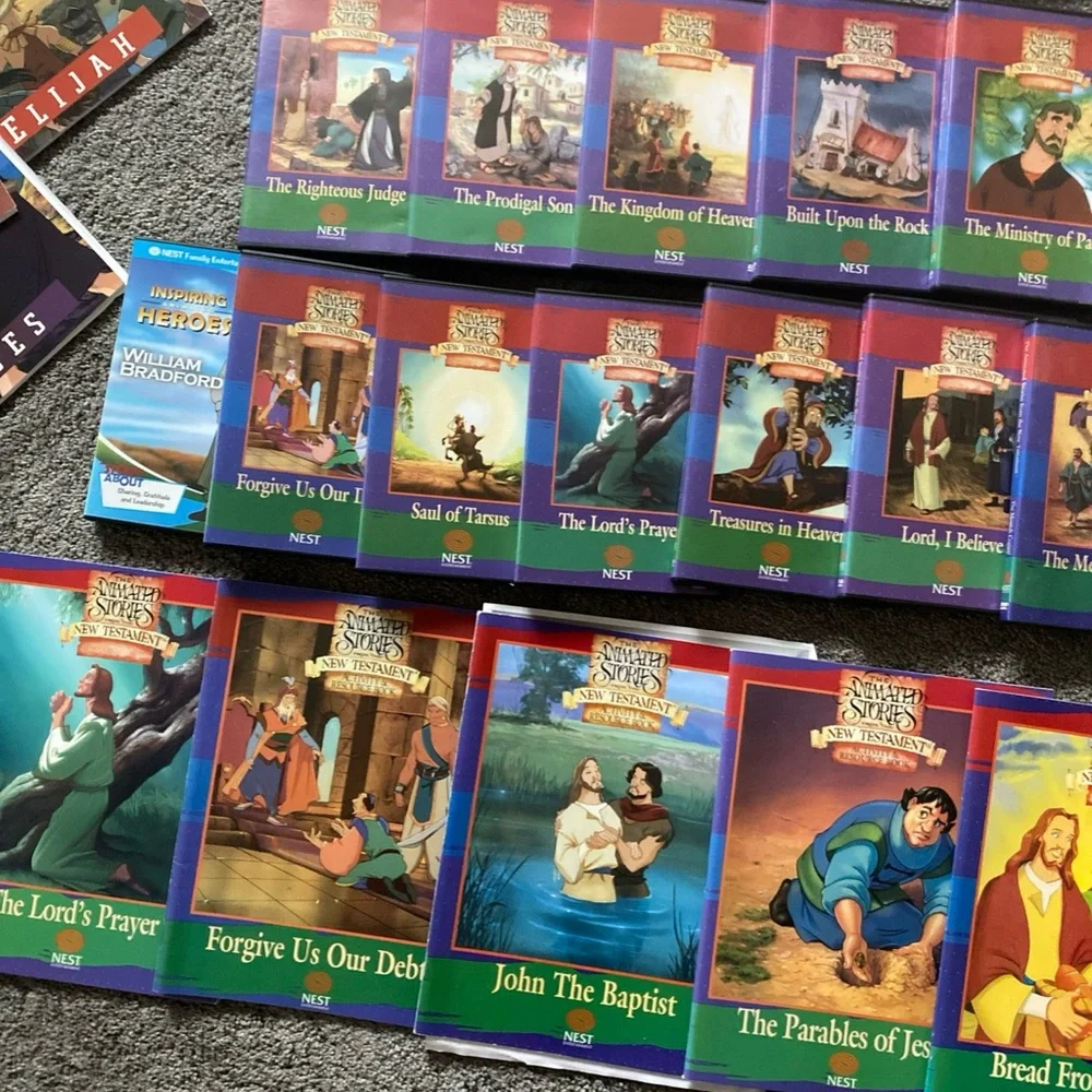 HUGE Nest Sunday School Animated Stories DVD & Reproducible Activity Book Set - Picture 7 of 16